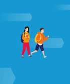 Kids walking to school